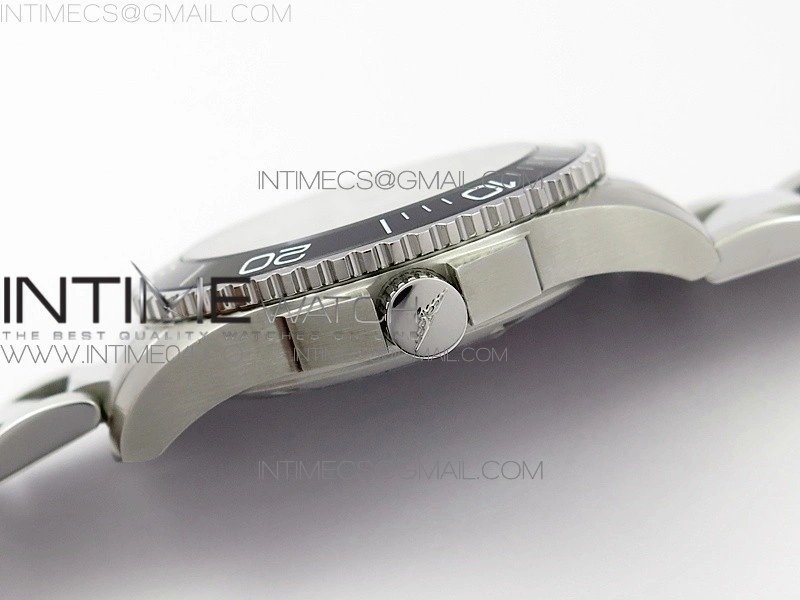 Conquest L3.840.4.56.6 Real Ceramic Bezel SS ZF 1:1 Best Edition Black dial On SS Bracelet A2824